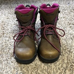 Women’s Wolverine Merlin Waterproof Composite Toe Work Boot 7.5W